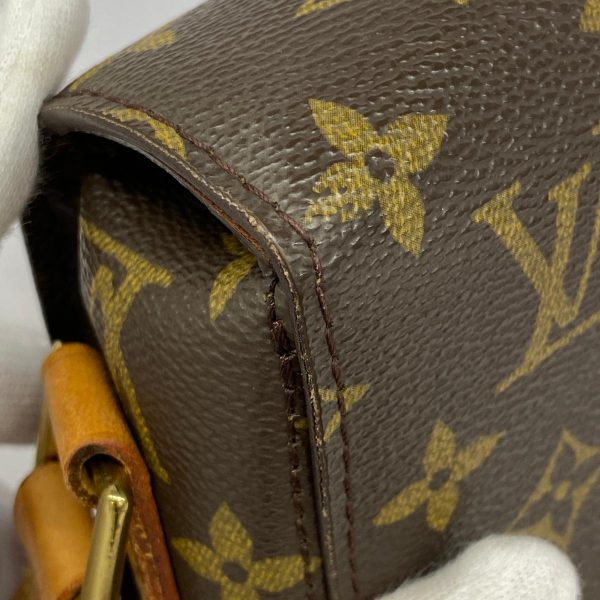 1240001053700 6 Louis Vuitton Saint Cloud GM Monogram Shoulder Bag Brown