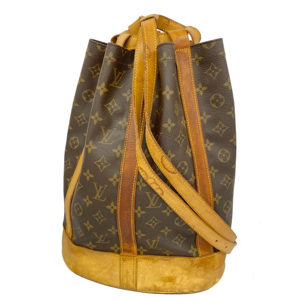 1240001053702 1 Louis Vuitton Randonne PM Monogram Shoulder Bag Brown