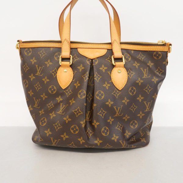 1240001053732 11 Louis Vuitton Palermo PM Monogram 2Way Bag Brown