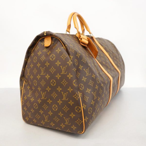 1240001053733 2 Louis Vuitton Keepall 60 Monogram Bag Brown