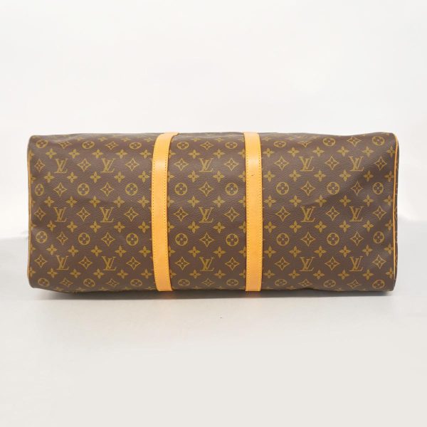 1240001053733 3 Louis Vuitton Keepall 60 Monogram Bag Brown