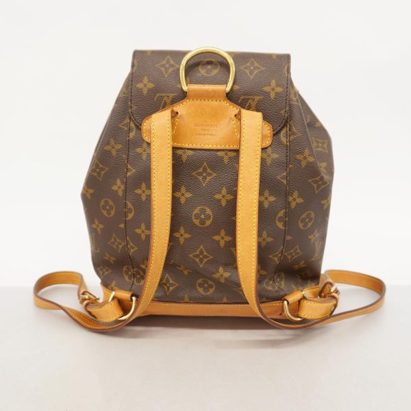 1240001053747 16 Louis Vuitton Monsouris MM Monogram Rucksack Brown