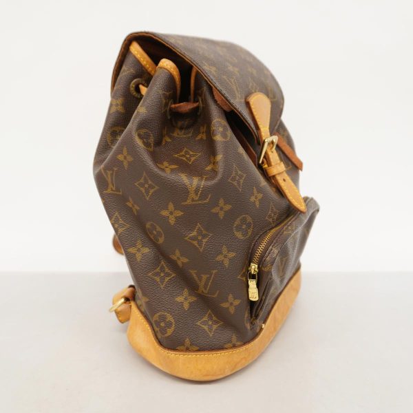 1240001053747 2 Louis Vuitton Monsouris MM Monogram Rucksack Brown