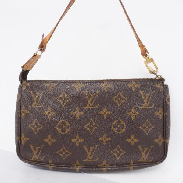 1240001053759 15 Louis Vuitton Pochette Accessory Monogram Pouch Brown