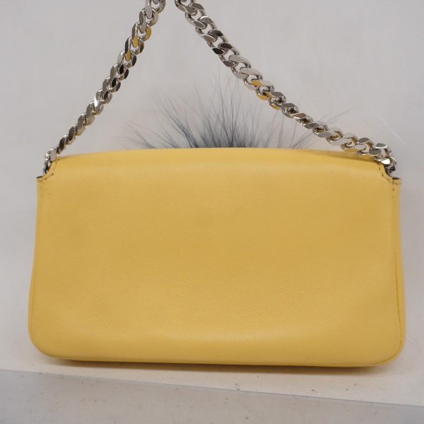 1240001053762 11 Fendi Monster Micro Bucket 2WAY Bag Yellow