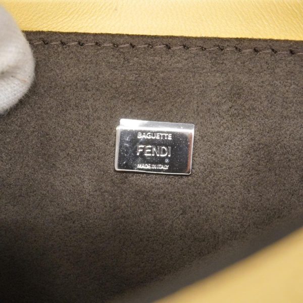 1240001053762 5 Fendi Monster Micro Bucket 2WAY Bag Yellow