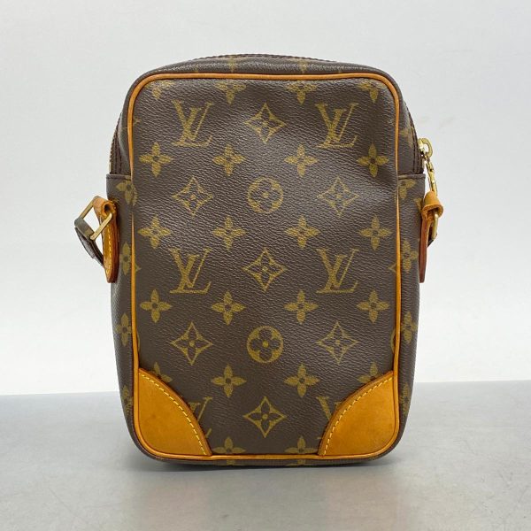 1240001053768 11 Louis Vuitton Danub Monogram Shoulder Bag Brown