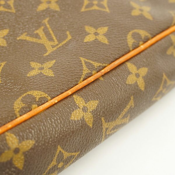 1240001053779 13 Louis Vuitton Compiegne 23 Monogram Clutch Bag Brown