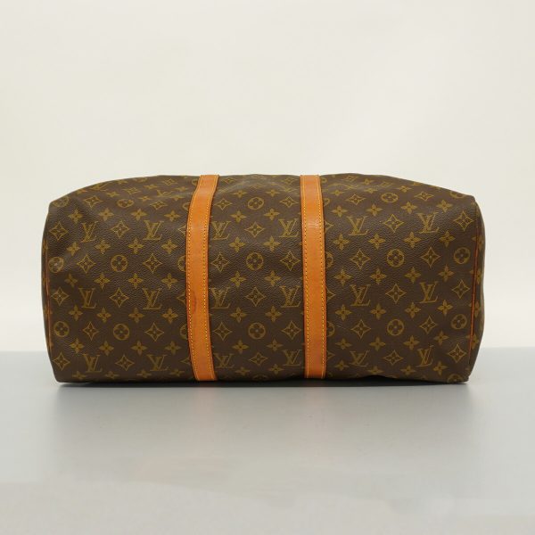 1240001053780 3 Louis Vuitton Keepall 50 Monogram Bag Brown