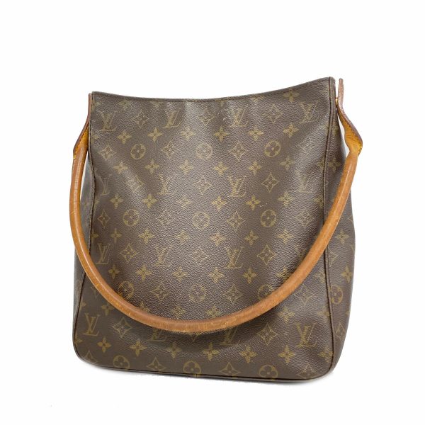 1240001053790 1 Louis Vuitton Looping GM Monogram Shoulder Bag Brown