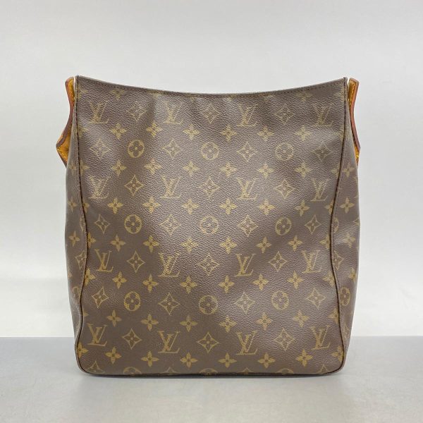 1240001053790 13 Louis Vuitton Looping GM Monogram Shoulder Bag Brown