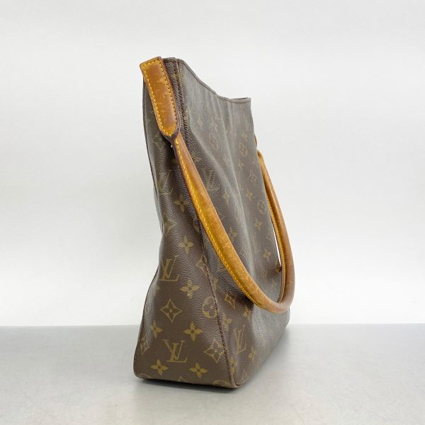 1240001053790 2 Louis Vuitton Looping GM Monogram Shoulder Bag Brown