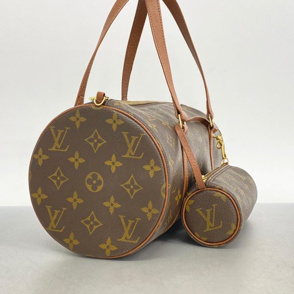 1240001053793 2 Louis Vuitton Papillon 30 Monogram Handbag Brown