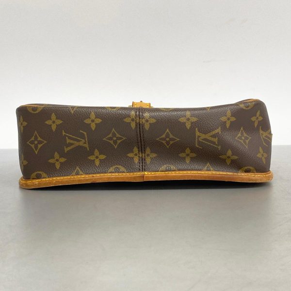 1240001053818 3 Louis Vuitton Sologne Monogram Shoulder Bag Brown