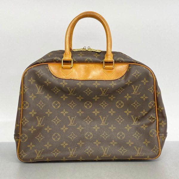 1240001053843 14 Louis Vuitton Deauville Monogram Handbag Brown