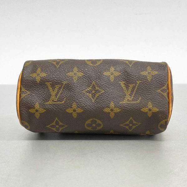 1240001053845 3 Louis Vuitton Mini Speedy Monogram Handbag Brown