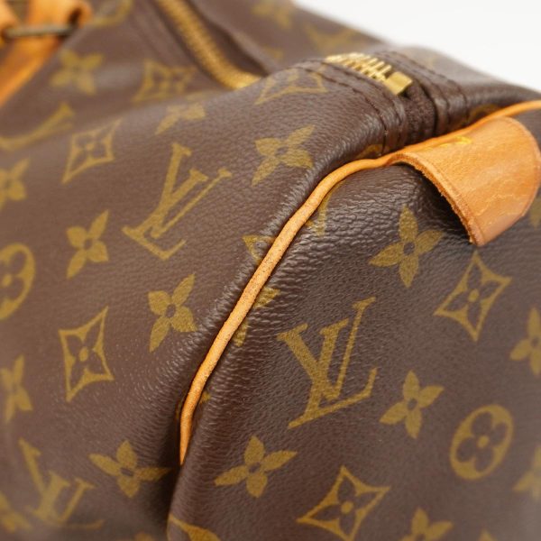 1240001053850 12 Louis Vuitton Keepall 45 Monogram Bag Brown