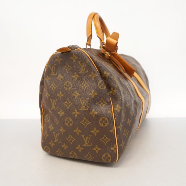 1240001053850 2 Louis Vuitton Keepall 45 Monogram Bag Brown