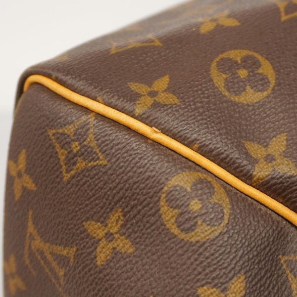 1240001053851 9 Louis Vuitton Keepall Bandouliere 60 Monogram Bag Brown