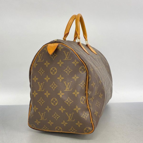 1240001053860 2 Louis Vuitton Speedy 40 Monogram Handbag Brown