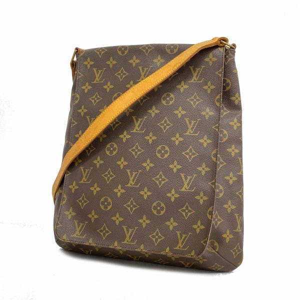 1240001053861 1 Louis Vuitton Musette Monogram Shoulder Bag Brown