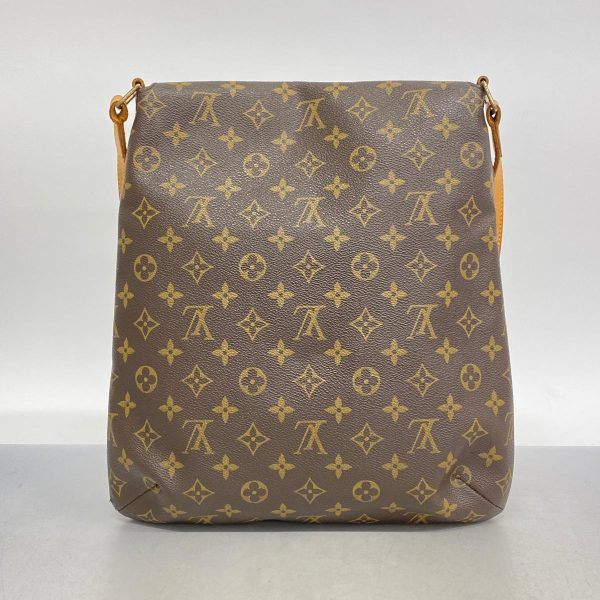 1240001053861 12 Louis Vuitton Musette Monogram Shoulder Bag Brown