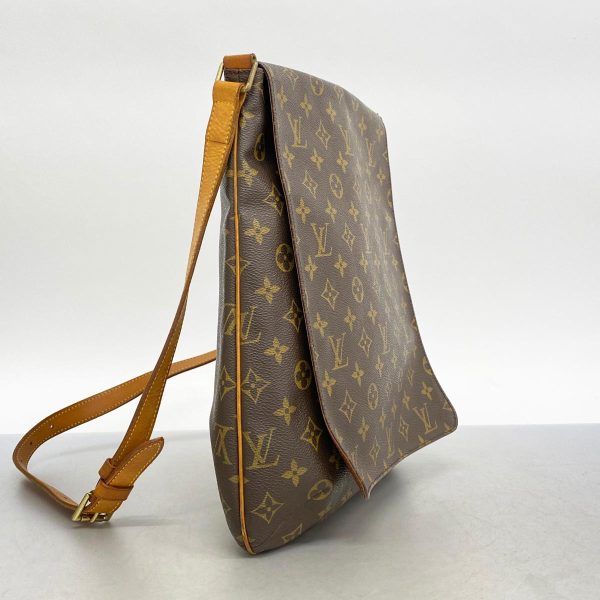 1240001053861 2 Louis Vuitton Musette Monogram Shoulder Bag Brown