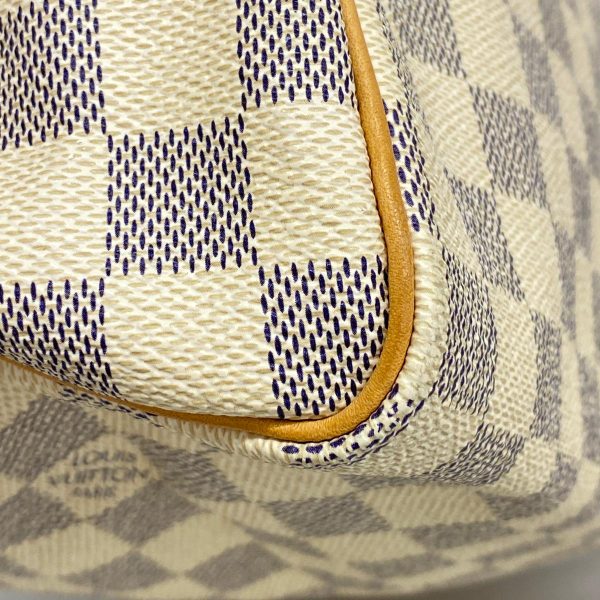 1240001053864 6 Louis Vuitton Speedy 25 Damier Azur Handbag White