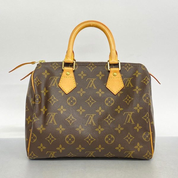 1240001053871 11 Louis Vuitton Speedy 25 Monogram Handbag Brown