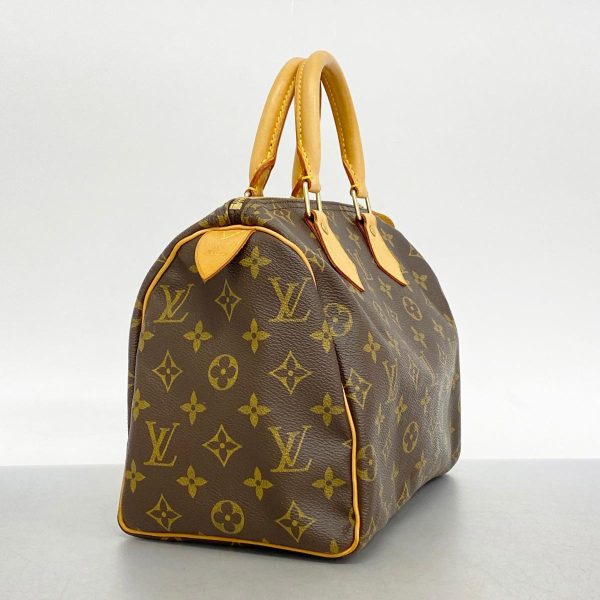 1240001053871 2 Louis Vuitton Speedy 25 Monogram Handbag Brown