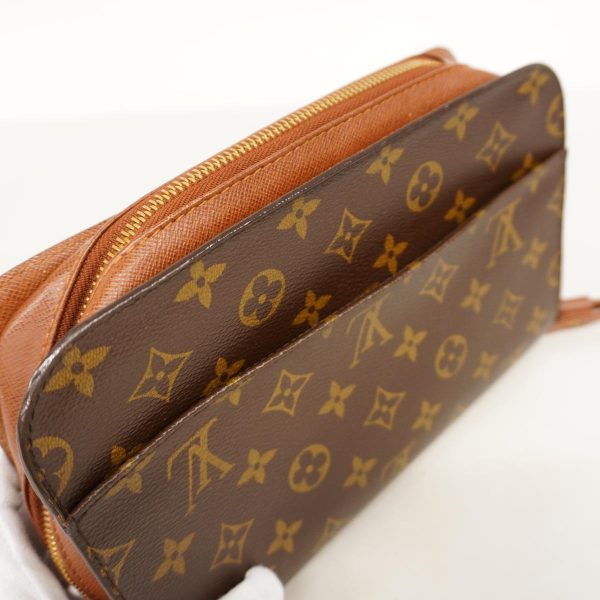 1240001053881 10 Louis Vuitton Orsay Monogram Clutch Bag Brown