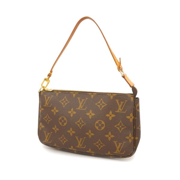 1240001053883 1 Louis Vuitton Pochette Accessory Monogram Pouch Brown