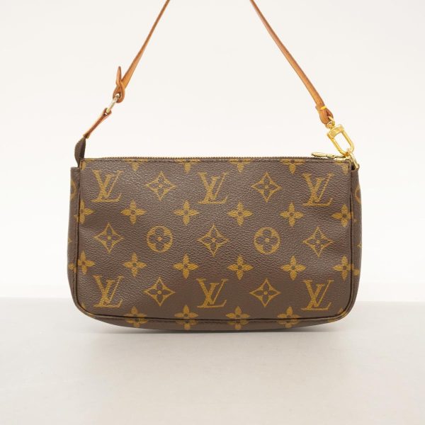 1240001053883 8 Louis Vuitton Pochette Accessory Monogram Pouch Brown