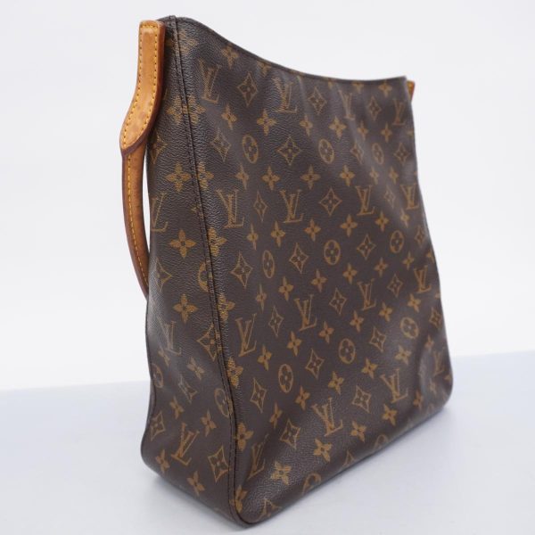 1240001053890 2 Louis Vuitton Looping GM Monogram Shoulder Bag Brown