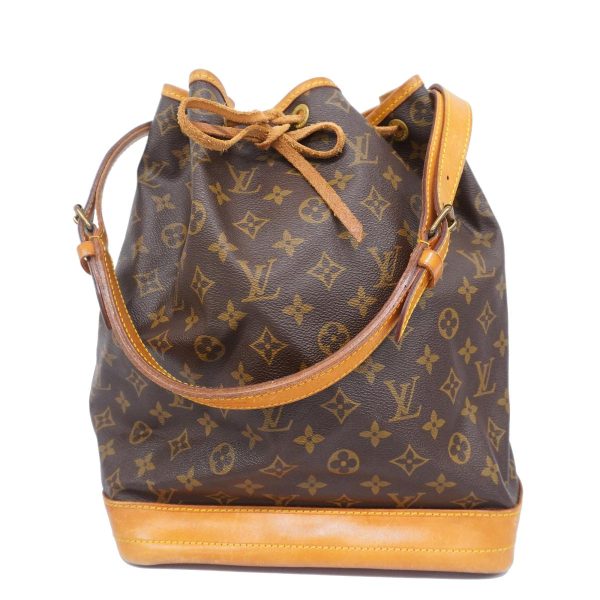 1240001053891 1 Louis Vuitton Noe Monogram Shoulder Bag Brown