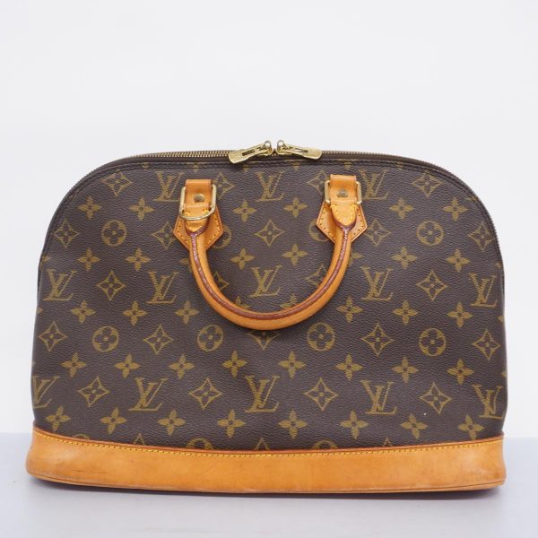 1240001053892 14 Louis Vuitton Alma Monogram Handbag Brown