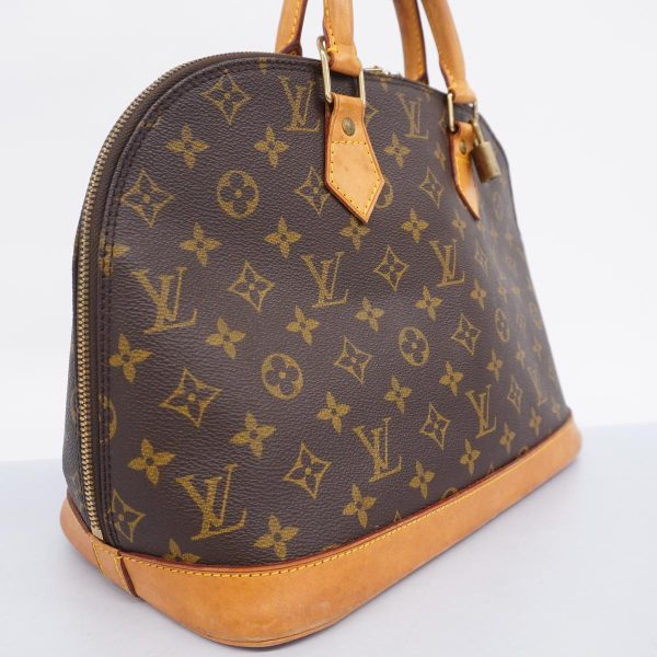 1240001053892 2 Louis Vuitton Alma Monogram Handbag Brown