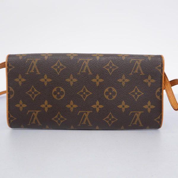 1240001053894 12 Louis Vuitton Pochette Twin GM Monogram Shoulder Bag Brown