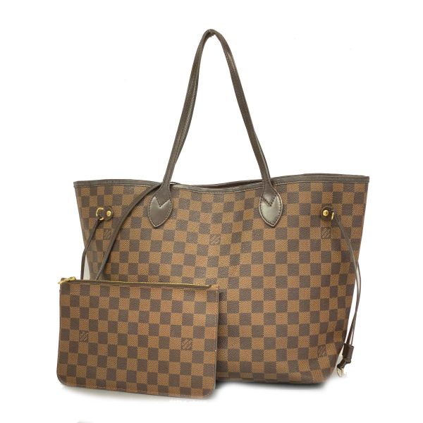 1240001053901 1 Louis Vuitton Neverfull MM Damier Tote Bag Ebene