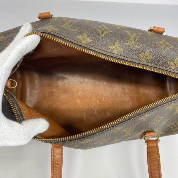 1240001053904 4 Louis Vuitton Papillon 30 Monogram Handbag Brown