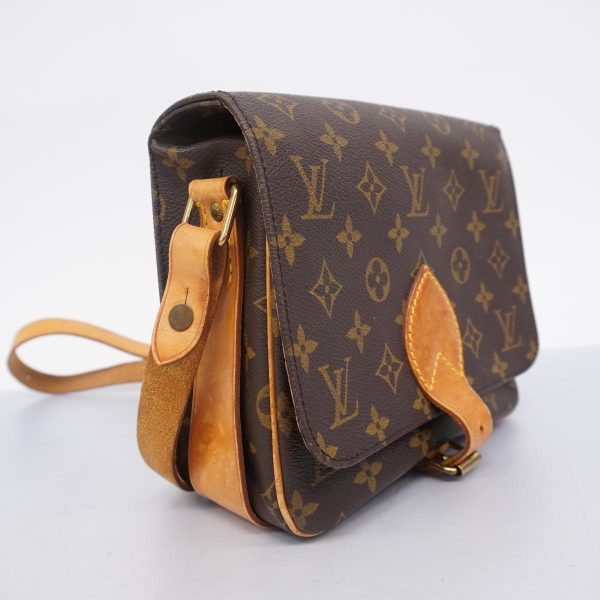 1240001053910 2 Louis Vuitton Cartesier MM Monogram Shoulder Bag Brown