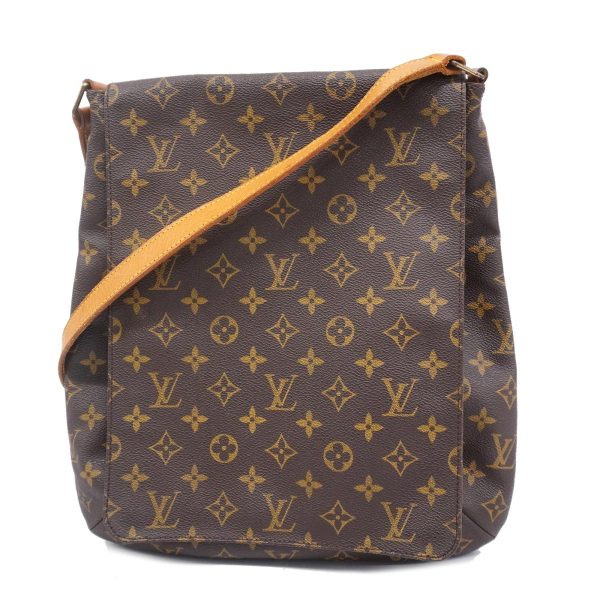 1240001053911 1 Louis Vuitton Musette Monogram Shoulder Bag Brown