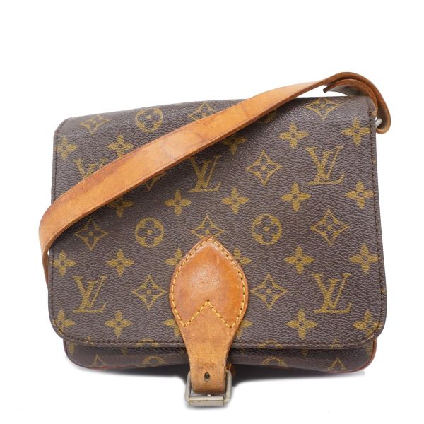 1240001053932 1 Louis Vuitton Cartesier 22 Monogram Shoulder Bag Brown