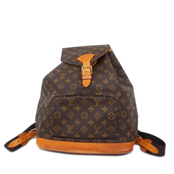 1240001053933 1 Louis Vuitton Monsori GM Monogram Rucksack Brown