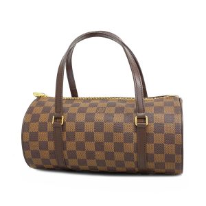 1240001053950 1 LOUIS VUITTON PVC Speedy Boston Bag Brown