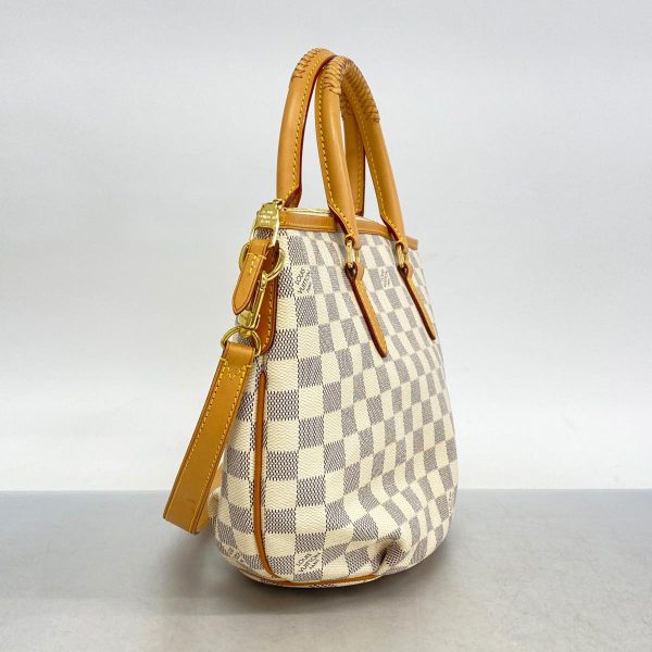 1240001053951 2 Louis Vuitton Riviera PM Damier Azur 2Way Bag White