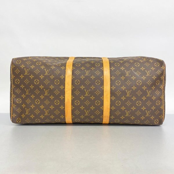 1240001053952 3 Louis Vuitton Keepall 60 Monogram Bag Brown