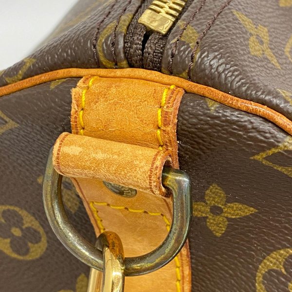 1240001053953 12 Louis Vuitton Keepall Bandouliere 55 Monogram Bag Brown