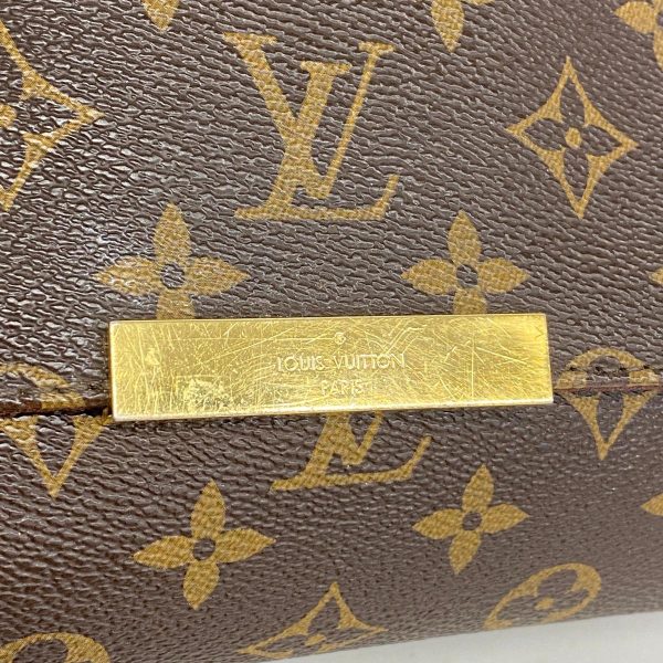 1240001053954 6 Louis Vuitton Favorite MM Monogram 2Way Bag Brown