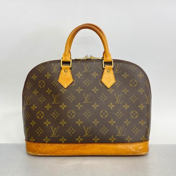 1240001053962 13 Louis Vuitton Alma Monogram Handbag Brown